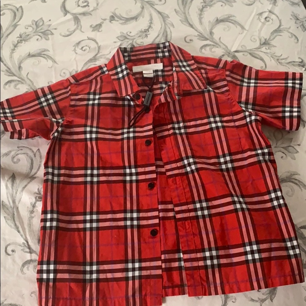 Toddler Boys Burberry Shirt Worn Twice